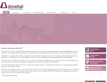 Tablet Screenshot of dovetailrelocation.com